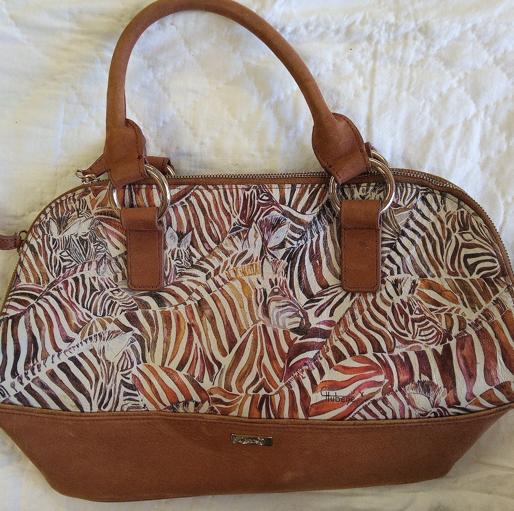Jcon Los Angeles print handbag dome